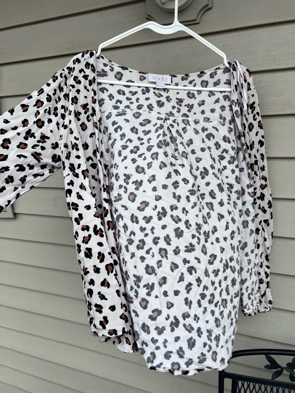 Leopard Print Button-Up - Picture 2 of 3